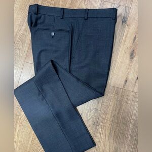Men’s Original Pendleton Flat Front Trouser Pant Preppy Dark Blue 36 x 32 Wool